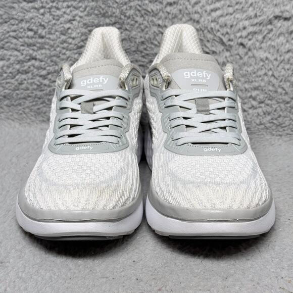 Gravity Defyer XLR8 Run Womens Size 7.5 Running Shoes Gray White Mesh - Picture 2 of 9
